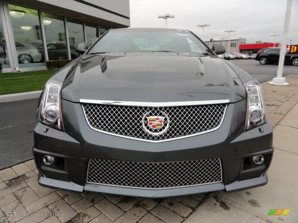 Thunder Gray ChromaFlair 2011 Cadillac CTS -V Coupe Exterior Photo #40812479