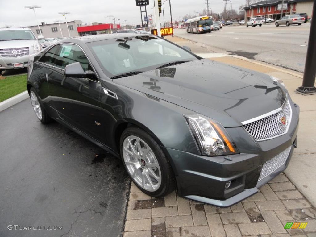 Thunder Gray ChromaFlair 2011 Cadillac CTS -V Coupe Exterior Photo #40812499