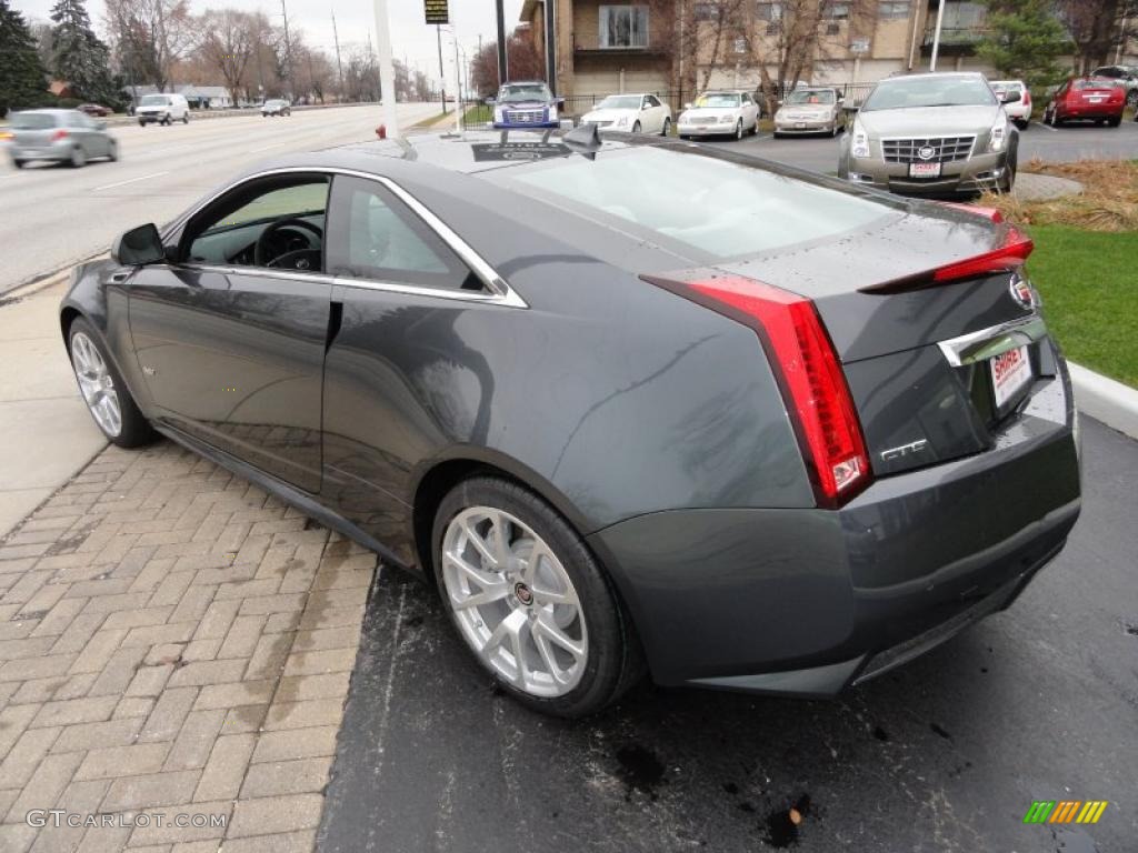 Thunder Gray ChromaFlair 2011 Cadillac CTS -V Coupe Exterior Photo #40812531