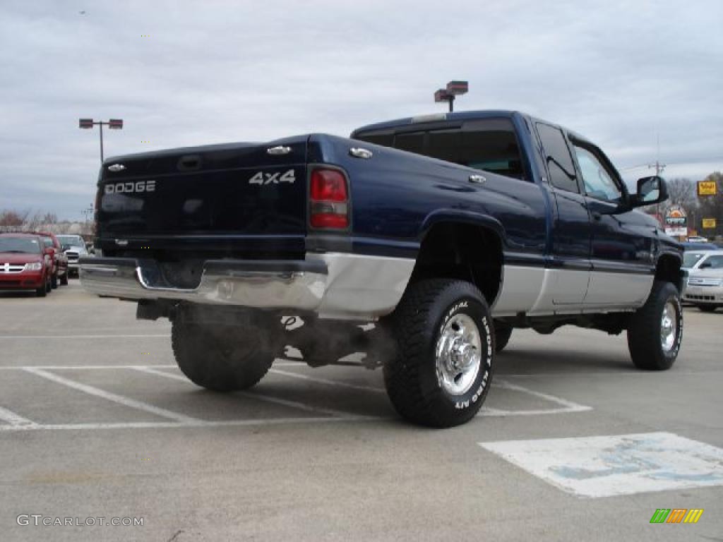 2001 Ram 2500 SLT Regular Cab 4x4 - Patriot Blue Pearl / Mist Gray photo #3