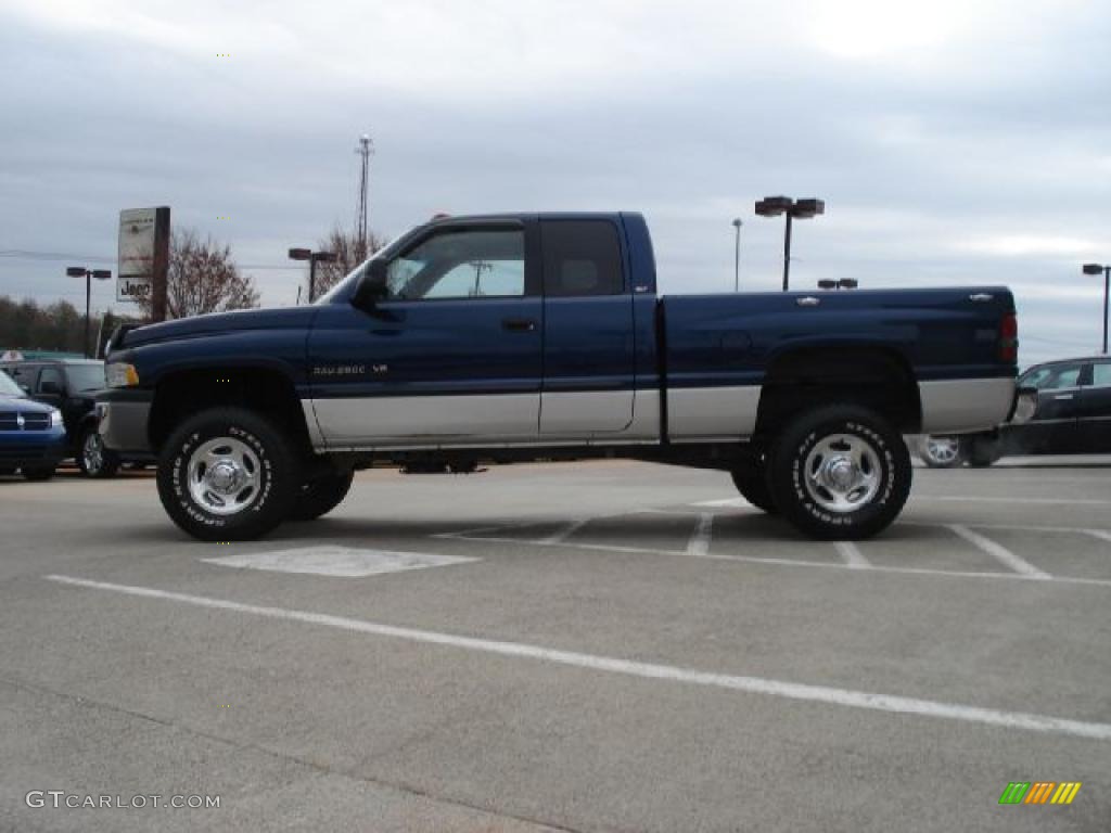 2001 Ram 2500 SLT Regular Cab 4x4 - Patriot Blue Pearl / Mist Gray photo #7