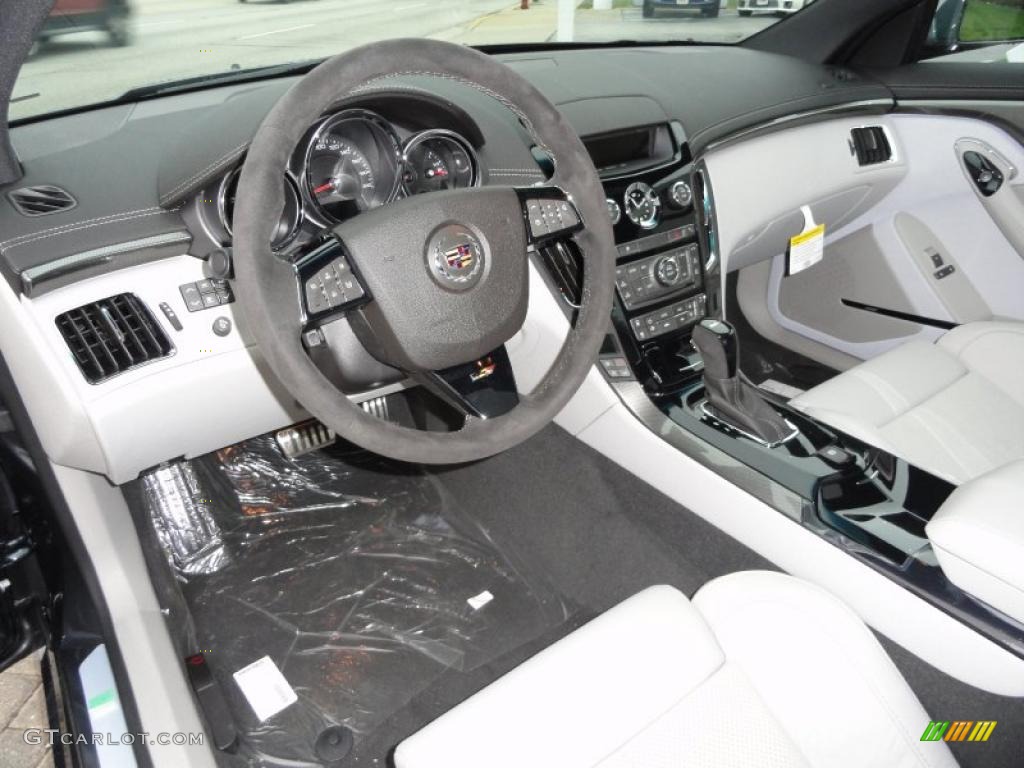 Light Titanium/Ebony Interior 2011 Cadillac CTS -V Coupe Photo #40812663