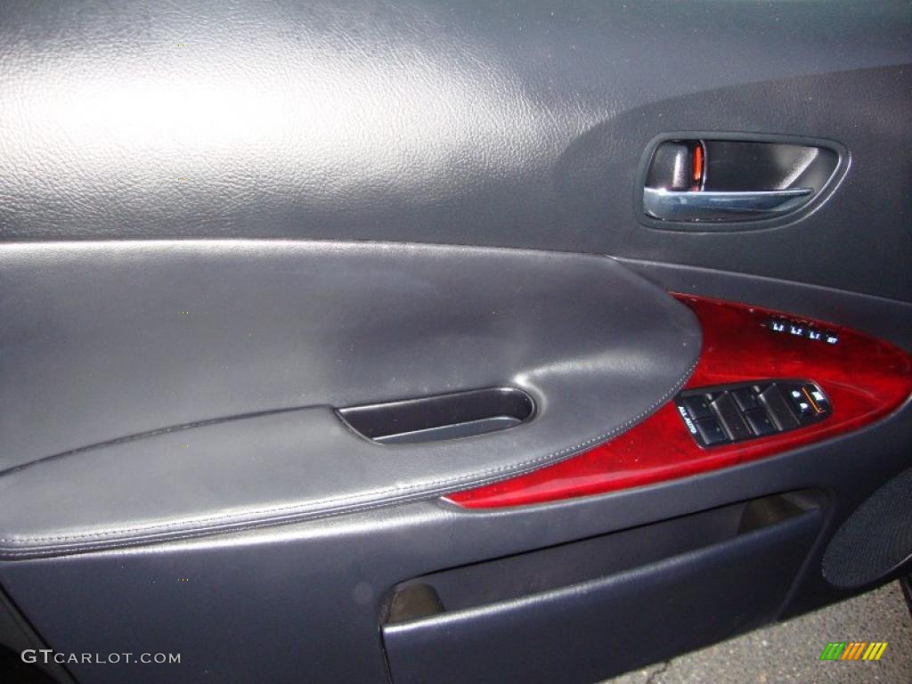 2008 Lexus GS 350 AWD Black Door Panel Photo #40814963