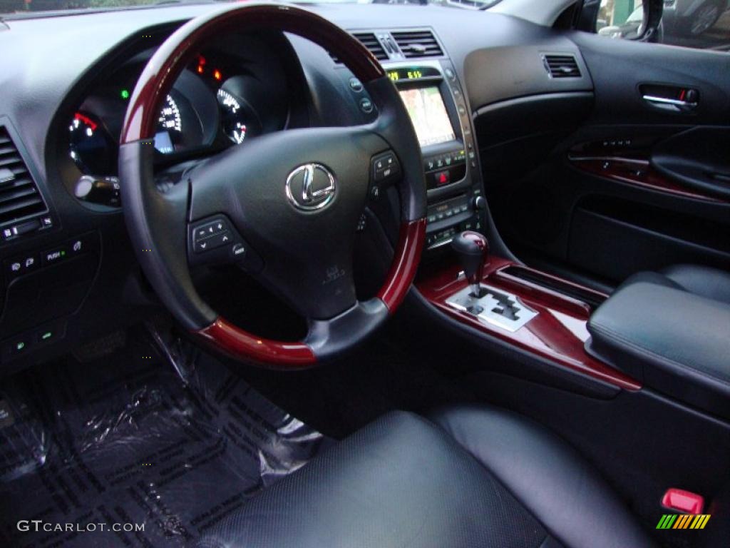 Black Interior 2008 Lexus GS 350 AWD Photo #40815003