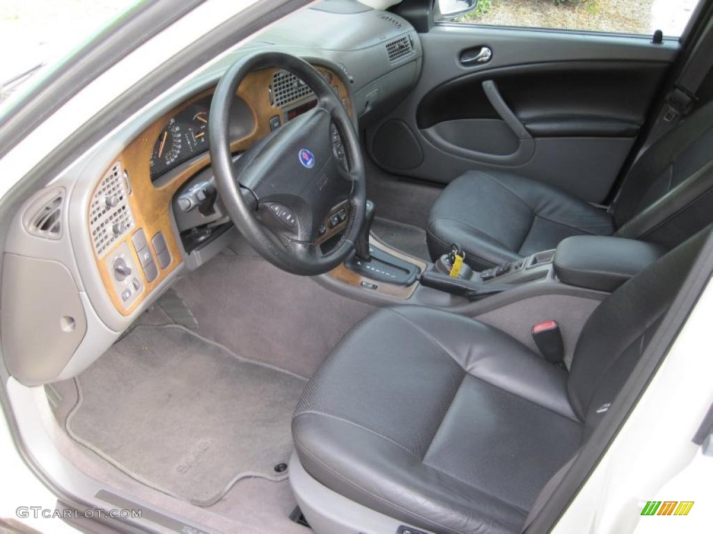 Charcoal Grey Interior 2002 Saab 9-5 Arc Sedan Photo #40816419