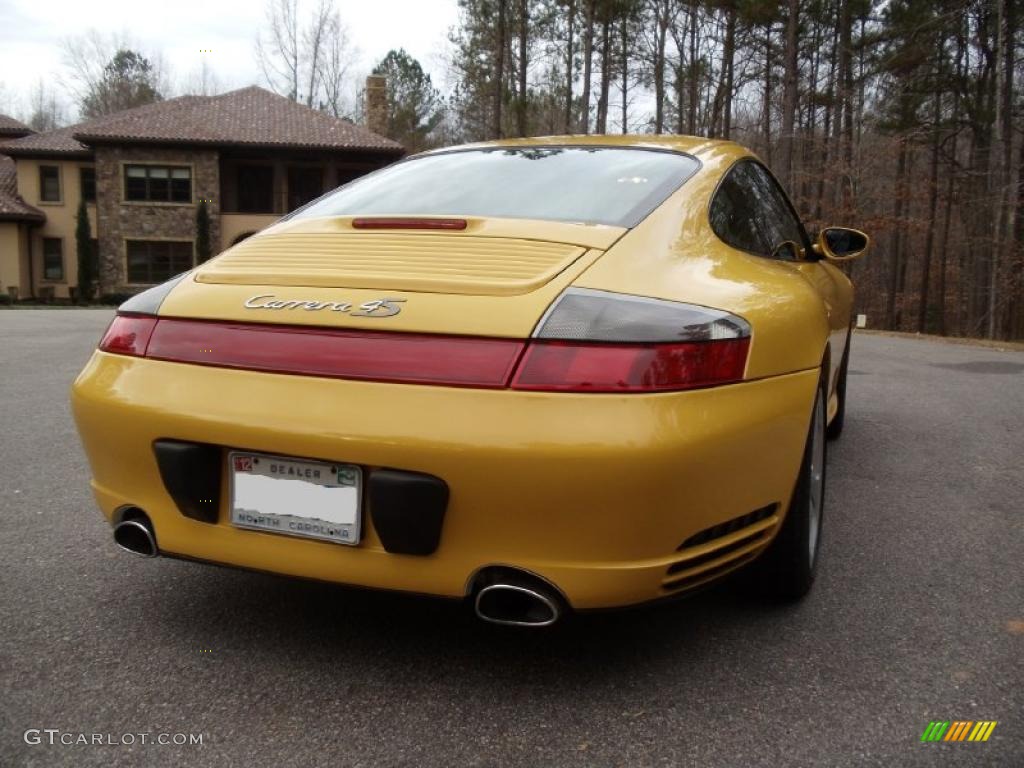 Speed Yellow 2004 Porsche 911 Carrera 4S Coupe Exterior Photo #40817535