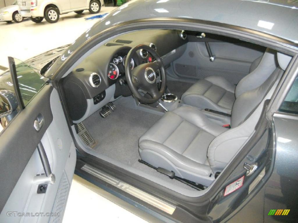 Ebony Black Interior 2005 Audi TT 1.8T Coupe Photo #40818199