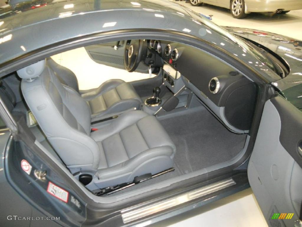 Ebony Black Interior 2005 Audi TT 1.8T Coupe Photo #40818207
