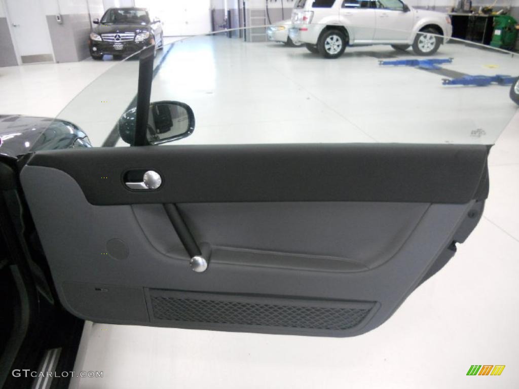 2005 Audi TT 1.8T Coupe Ebony Black Door Panel Photo #40818215