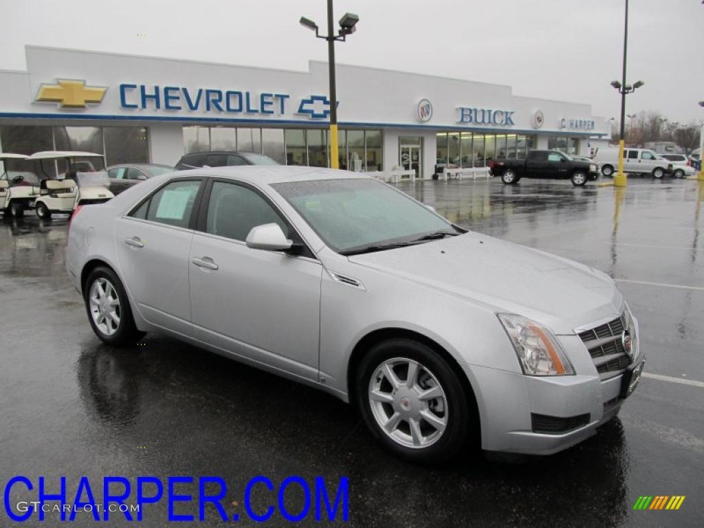 2009 CTS 4 AWD Sedan - Radiant Silver / Ebony photo #1