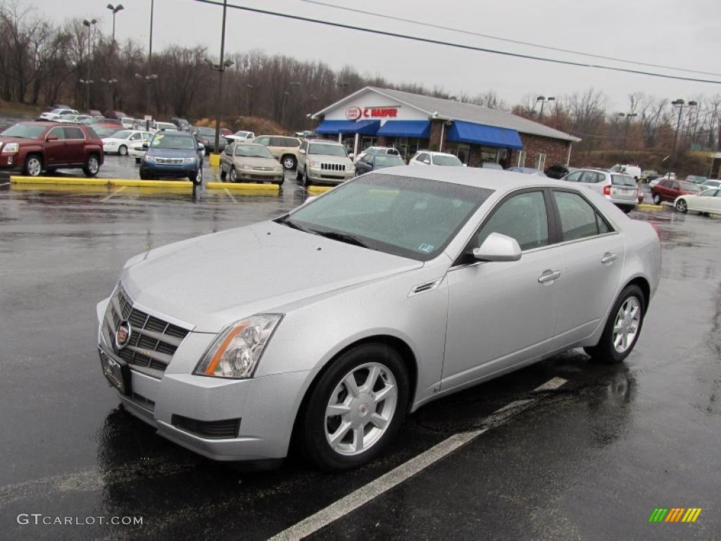 2009 CTS 4 AWD Sedan - Radiant Silver / Ebony photo #5