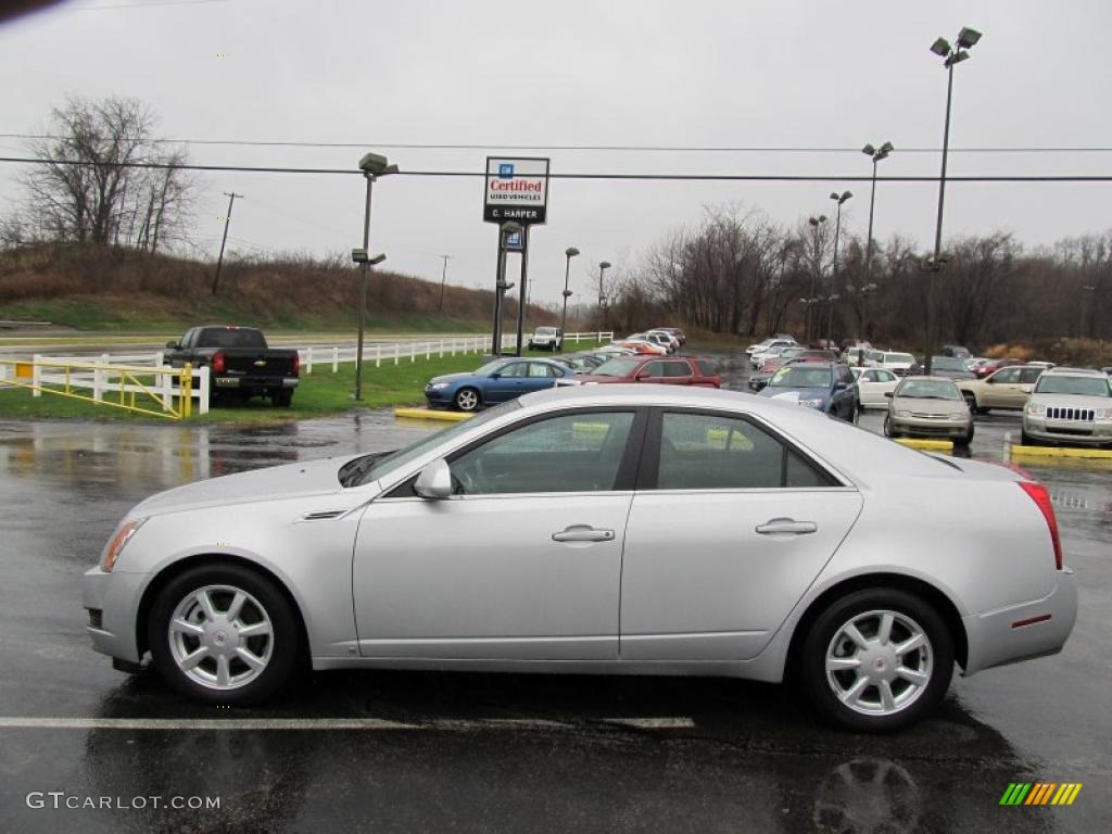 2009 CTS 4 AWD Sedan - Radiant Silver / Ebony photo #6