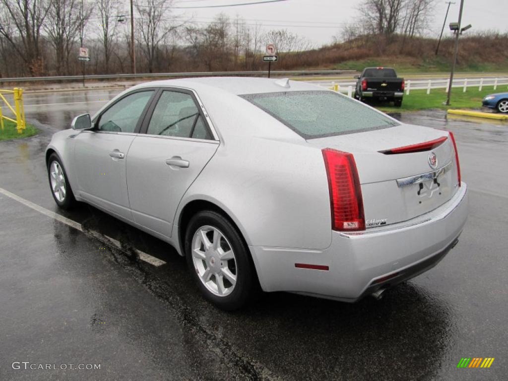 2009 CTS 4 AWD Sedan - Radiant Silver / Ebony photo #7