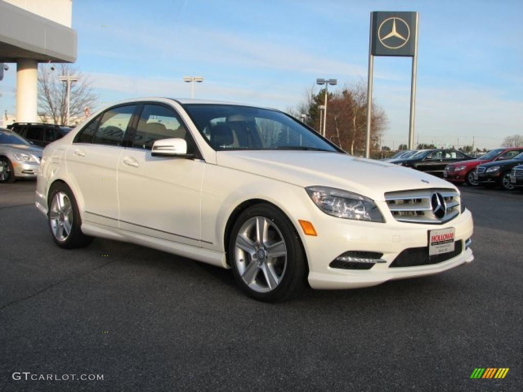Arctic White 2011 Mercedes-Benz C 300 Sport 4Matic Exterior Photo #40818951