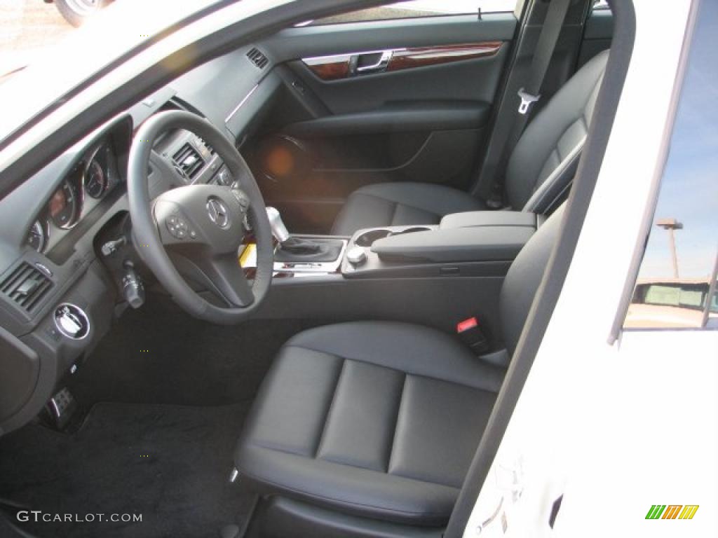 Black Interior 2011 Mercedes-Benz C 300 Sport 4Matic Photo #40818987