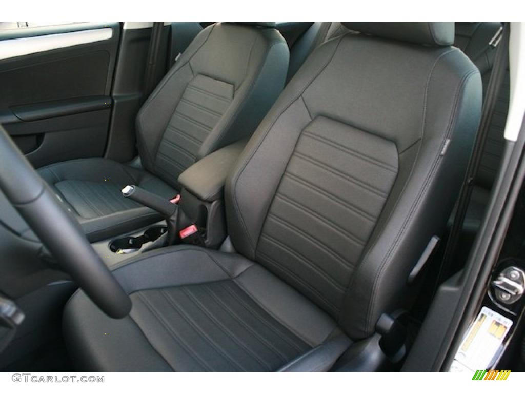 Titan Black Interior 2011 Volkswagen Jetta SEL Sedan Photo #40819511