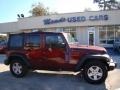 Red Rock Crystal Pearl 2010 Jeep Wrangler Unlimited Sport