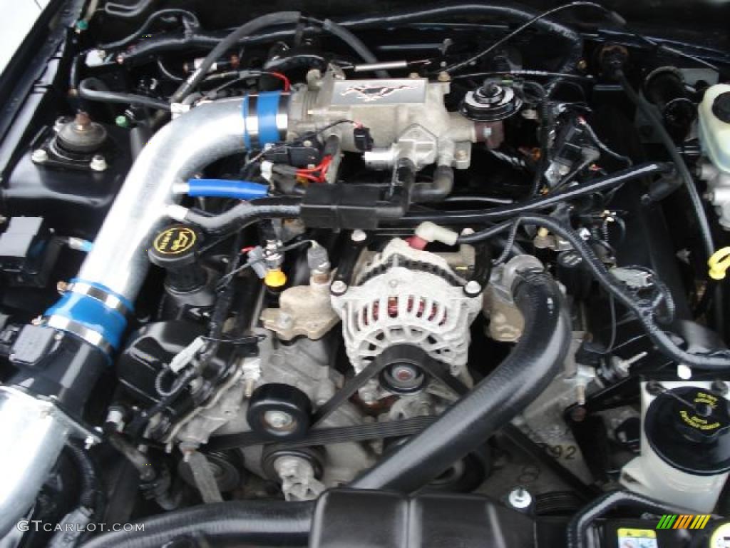2002 Ford Mustang GT Coupe 4.6 Liter SOHC 16-Valve V8 Engine Photo #40822825