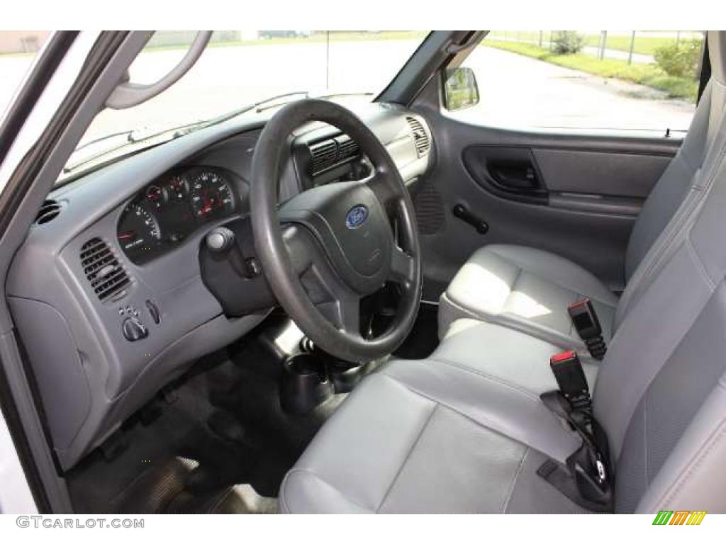 Medium Dark Flint Interior 2005 Ford Ranger XL Regular Cab Photo #40823645