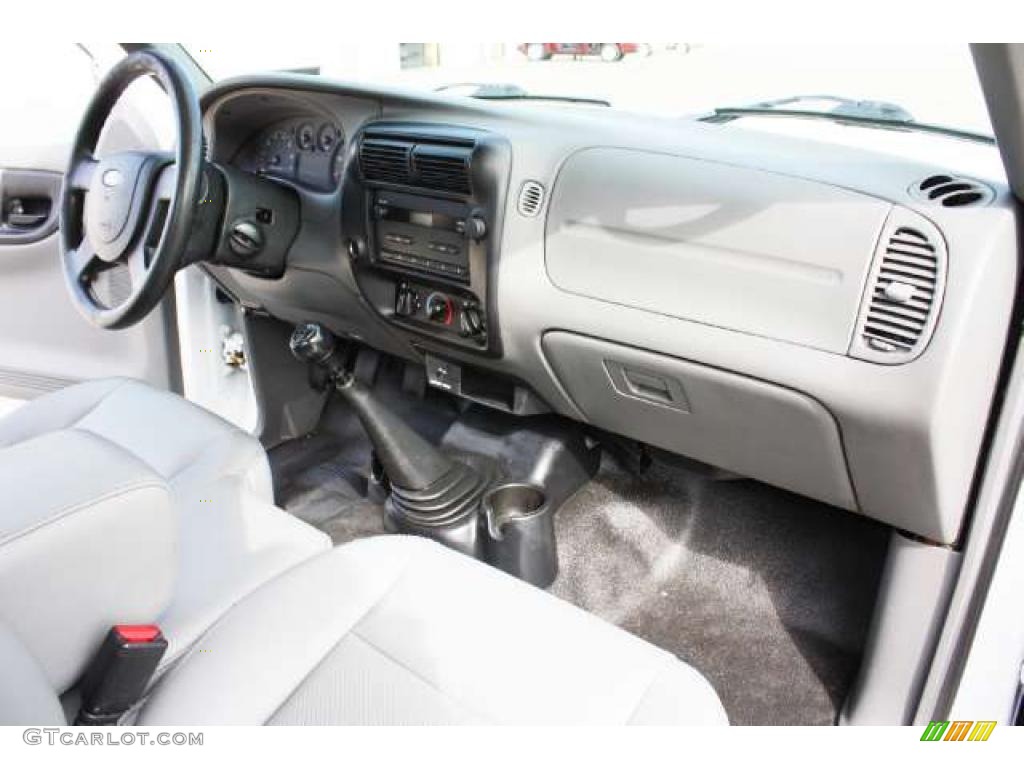 2005 Ford Ranger XL Regular Cab Medium Dark Flint Dashboard Photo #40823656
