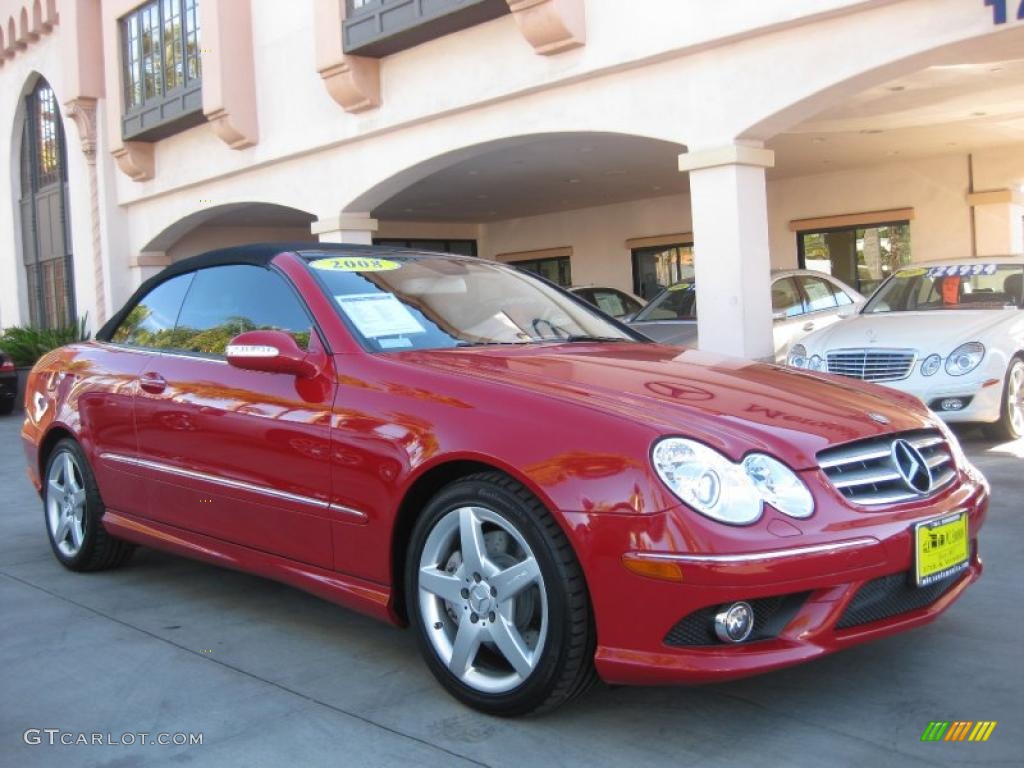 Mars Red 2008 Mercedes-Benz CLK 350 Cabriolet Exterior Photo #40823965