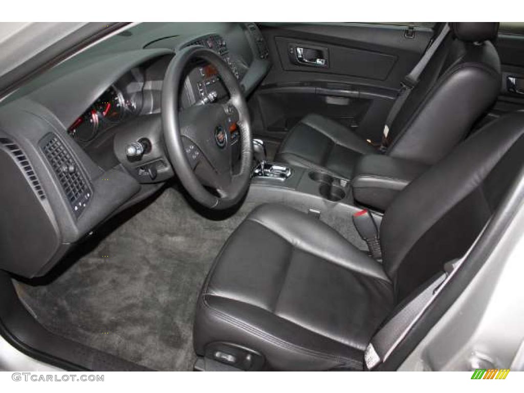 Ebony Interior 2007 Cadillac CTS Sedan Photo #40824093
