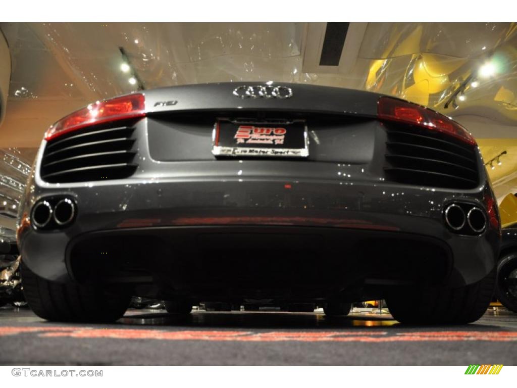 2009 R8 4.2 FSI quattro - Daytona Grey Pearl Effect / Fine Nappa Black Leather photo #19