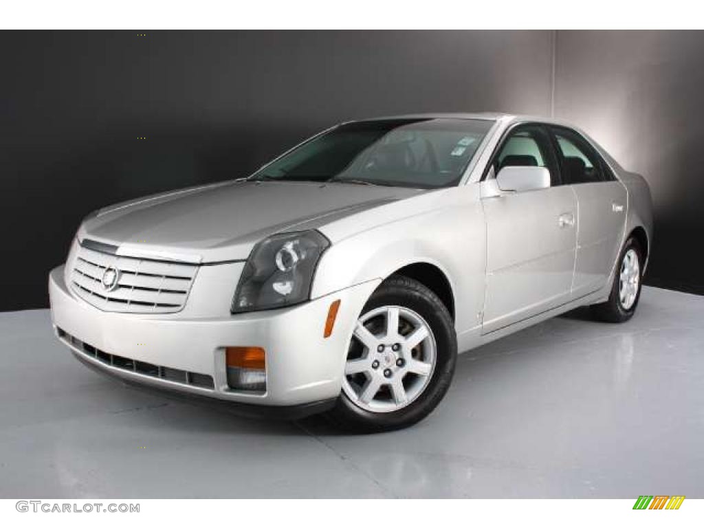 Light Platinum 2007 Cadillac CTS Sedan Exterior Photo #40824289