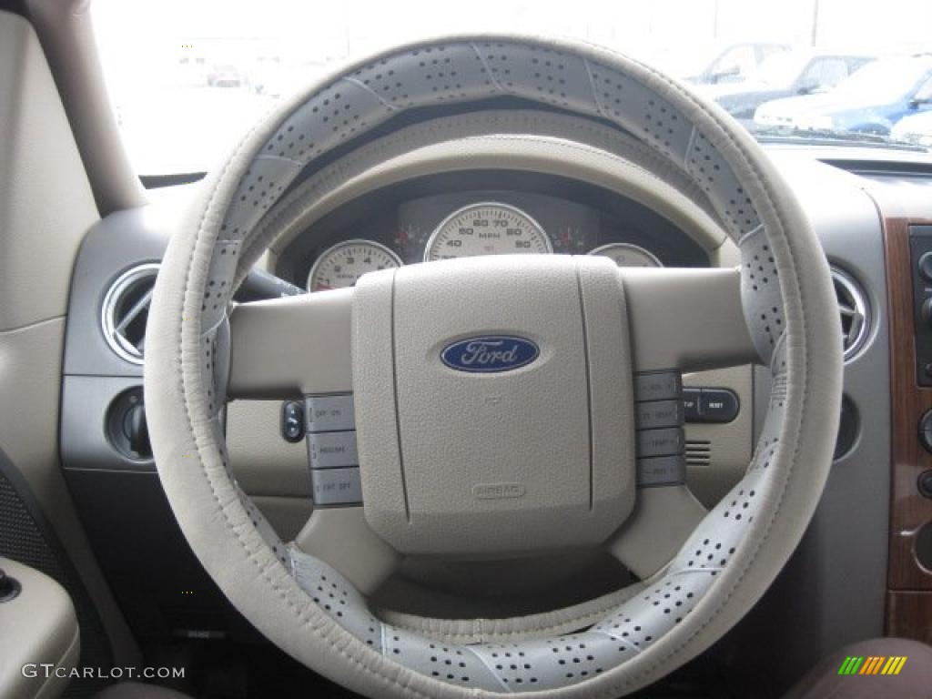 2004 F150 Lariat SuperCrew 4x4 - Arizona Beige Metallic / Tan photo #30