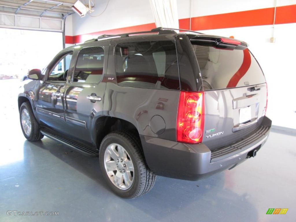 2011 Yukon SLT - Storm Gray Metallic / Ebony photo #2