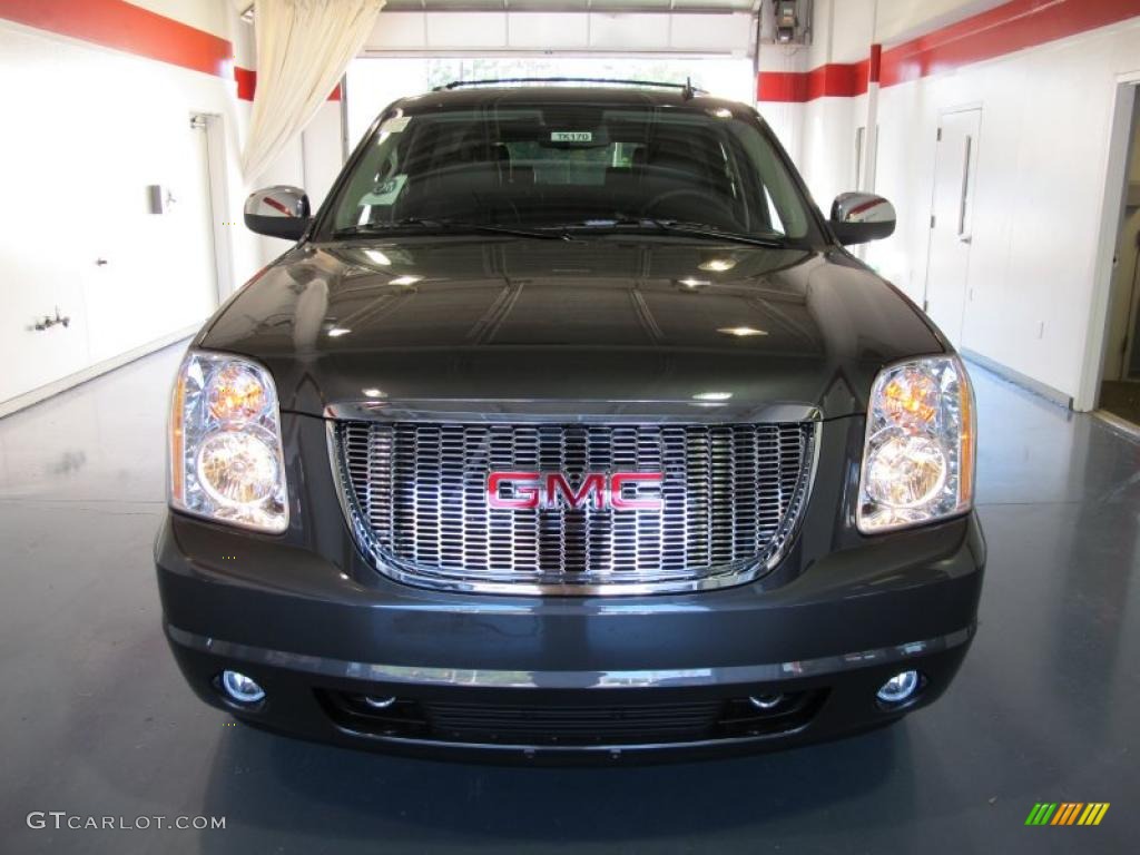 2011 Yukon SLT - Storm Gray Metallic / Ebony photo #6