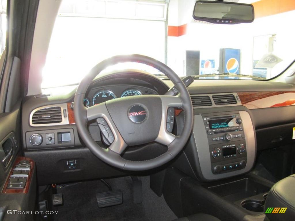 2011 Yukon SLT - Storm Gray Metallic / Ebony photo #13
