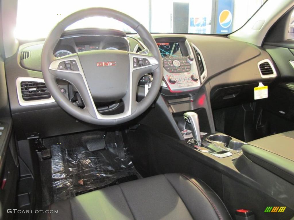 Jet Black Interior 2011 GMC Terrain SLT Photo #40830145