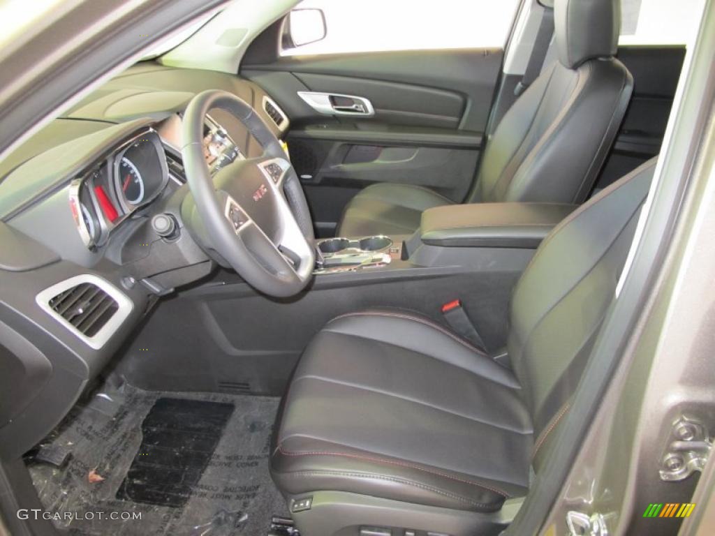 Jet Black Interior 2011 GMC Terrain SLT Photo #40830161