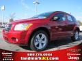2011 Inferno Red Crystal Pearl Dodge Caliber Mainstreet  photo #1
