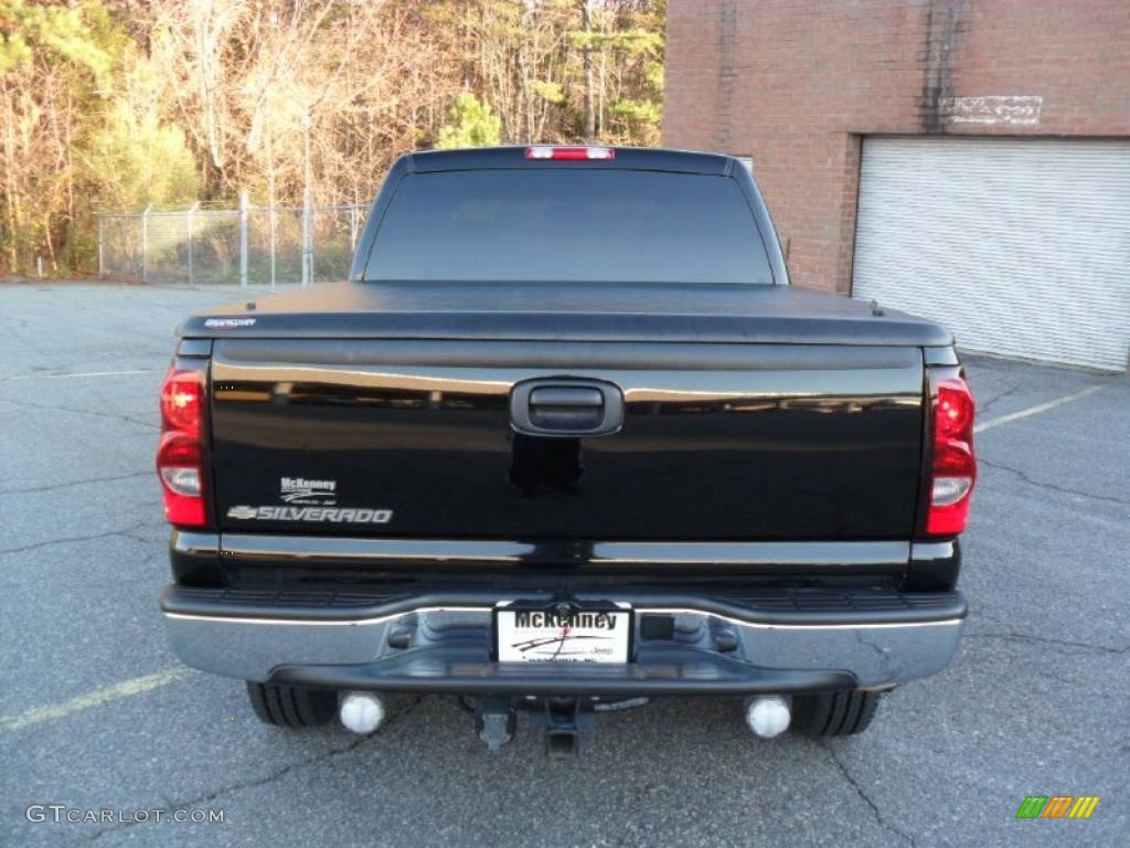 2007 Silverado 1500 Classic LT Crew Cab - Black / Tan photo #3