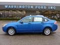 2011 Blue Flame Metallic Ford Focus SE Sedan  photo #1