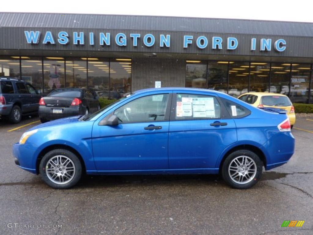 Blue Flame Metallic Ford Focus