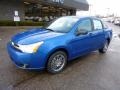 2011 Blue Flame Metallic Ford Focus SE Sedan  photo #8