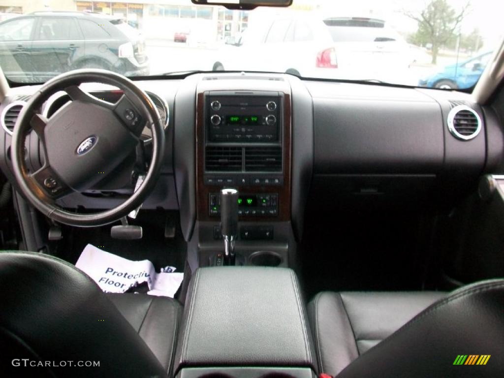 Black Interior 2008 Ford Explorer Limited 4x4 Photo #40834561
