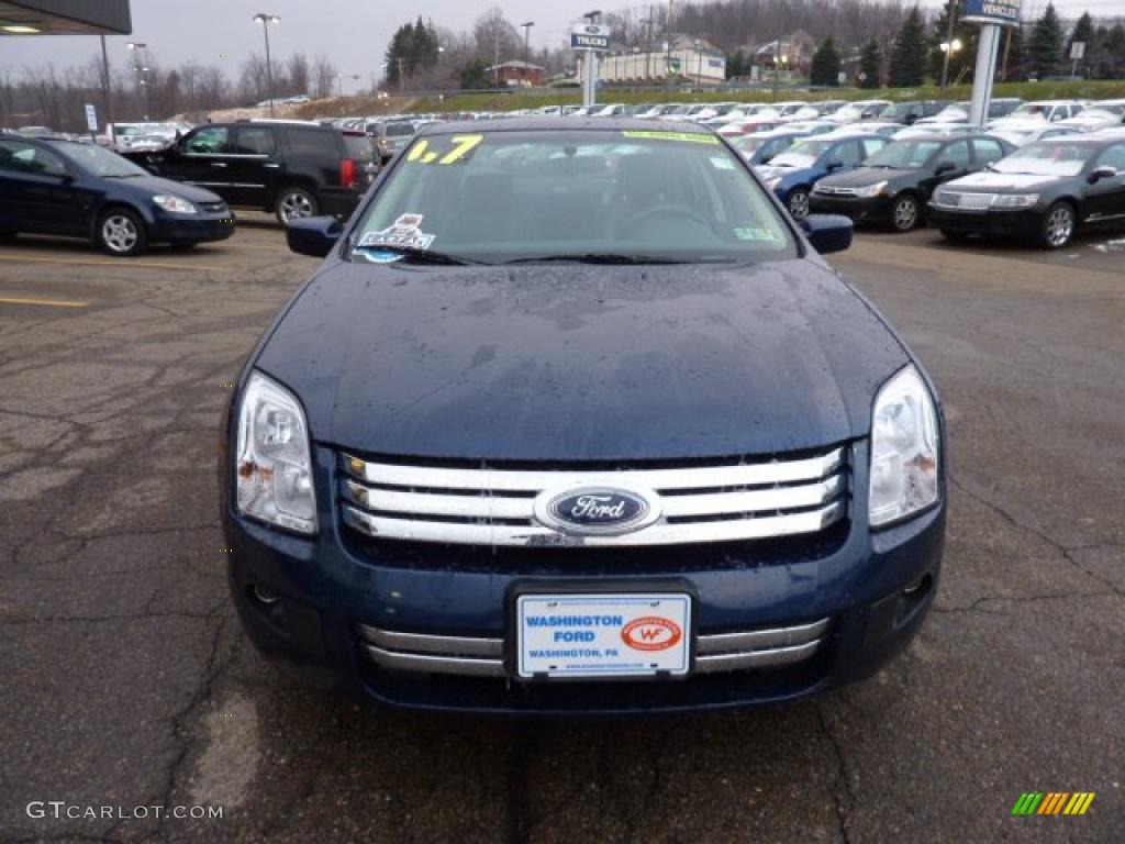 2007 Fusion SE V6 AWD - Dark Blue Pearl Metallic / Charcoal Black photo #7