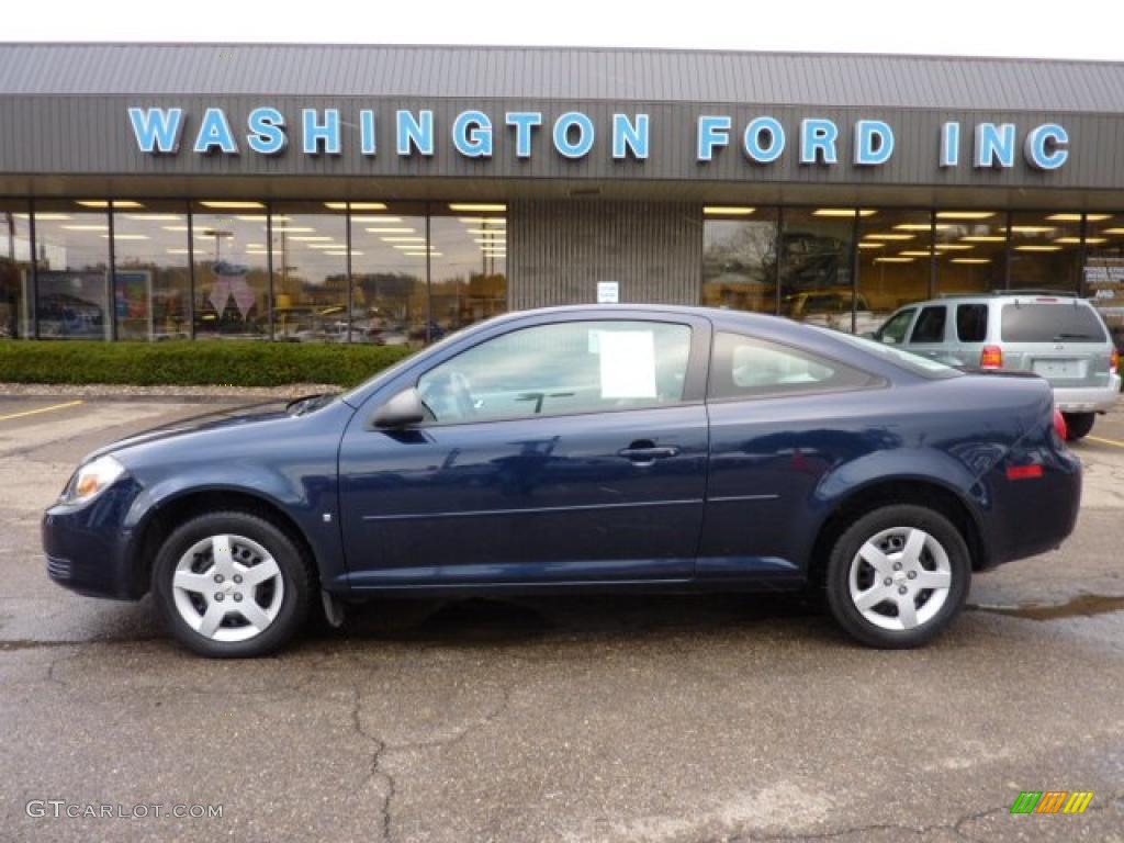 2008 Cobalt LS Coupe - Imperial Blue Metallic / Gray photo #1