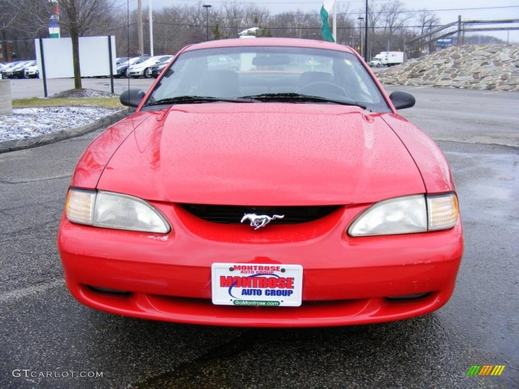 1995 Mustang GT Coupe - Rio Red / Black photo #8