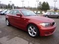 2008 Sedona Red Metallic BMW 1 Series 128i Coupe  photo #6