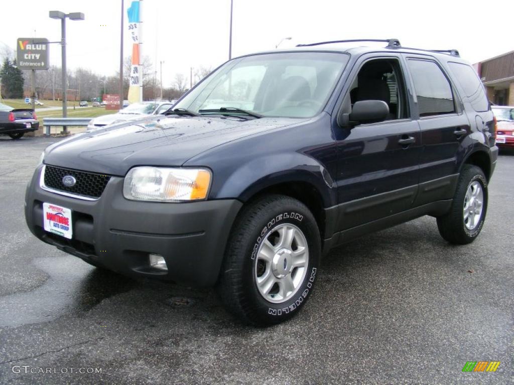 True Blue Metallic Ford Escape