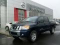 2010 Navy Blue Metallic Nissan Titan SE Crew Cab 4x4  photo #1