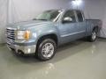 2009 Stealth Gray Metallic GMC Sierra 1500 SLT Extended Cab 4x4  photo #1