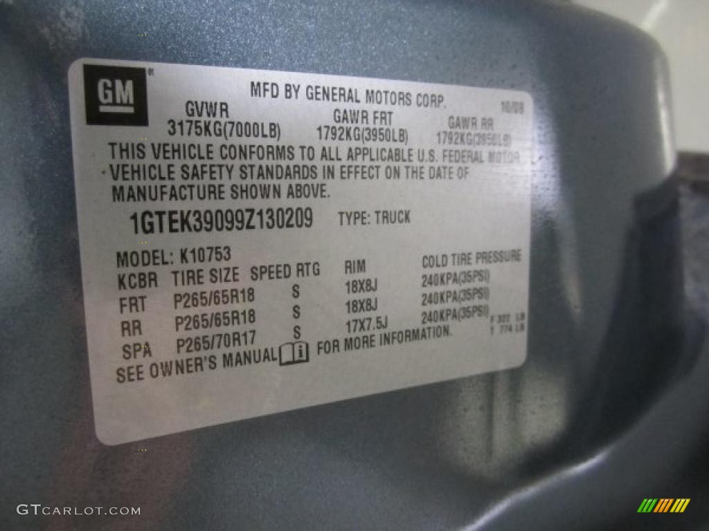 2009 Sierra 1500 SLT Extended Cab 4x4 - Stealth Gray Metallic / Ebony photo #10