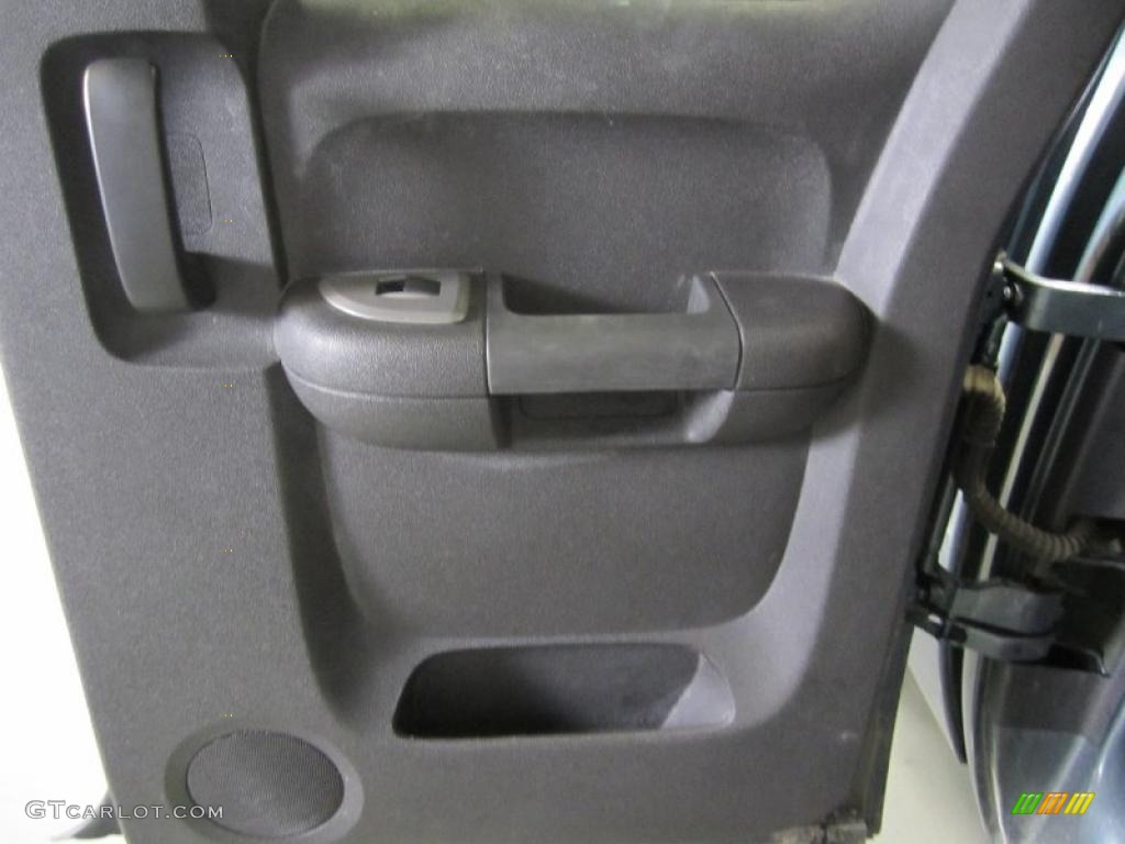 2009 Sierra 1500 SLT Extended Cab 4x4 - Stealth Gray Metallic / Ebony photo #23