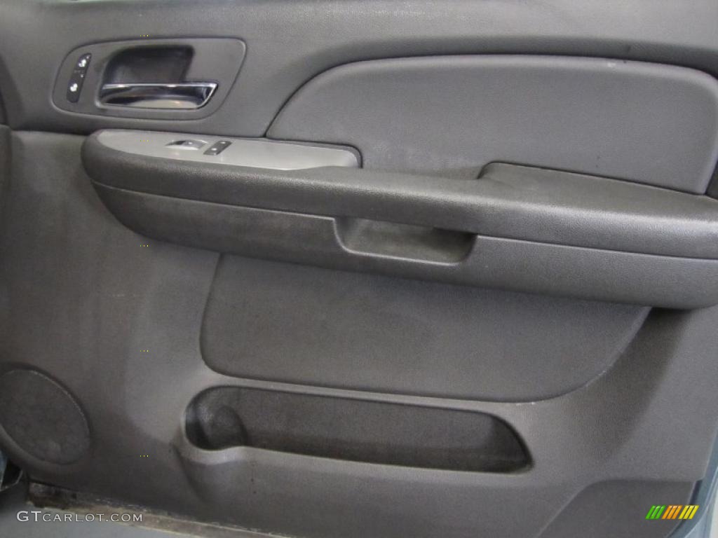 2009 Sierra 1500 SLT Extended Cab 4x4 - Stealth Gray Metallic / Ebony photo #24